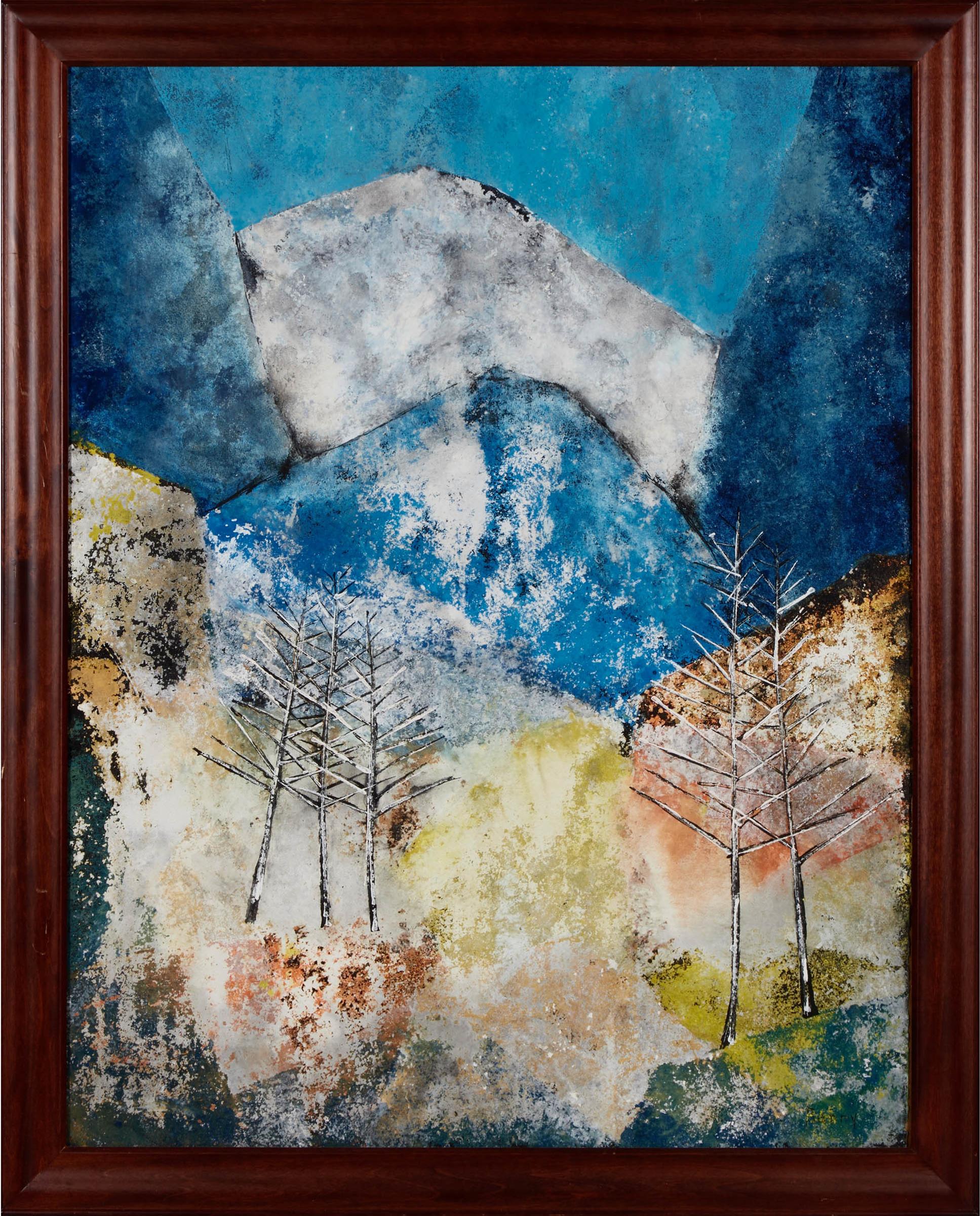 Anne Meredith Barry (1932-2003) - Untitled (Mountain Landscape)