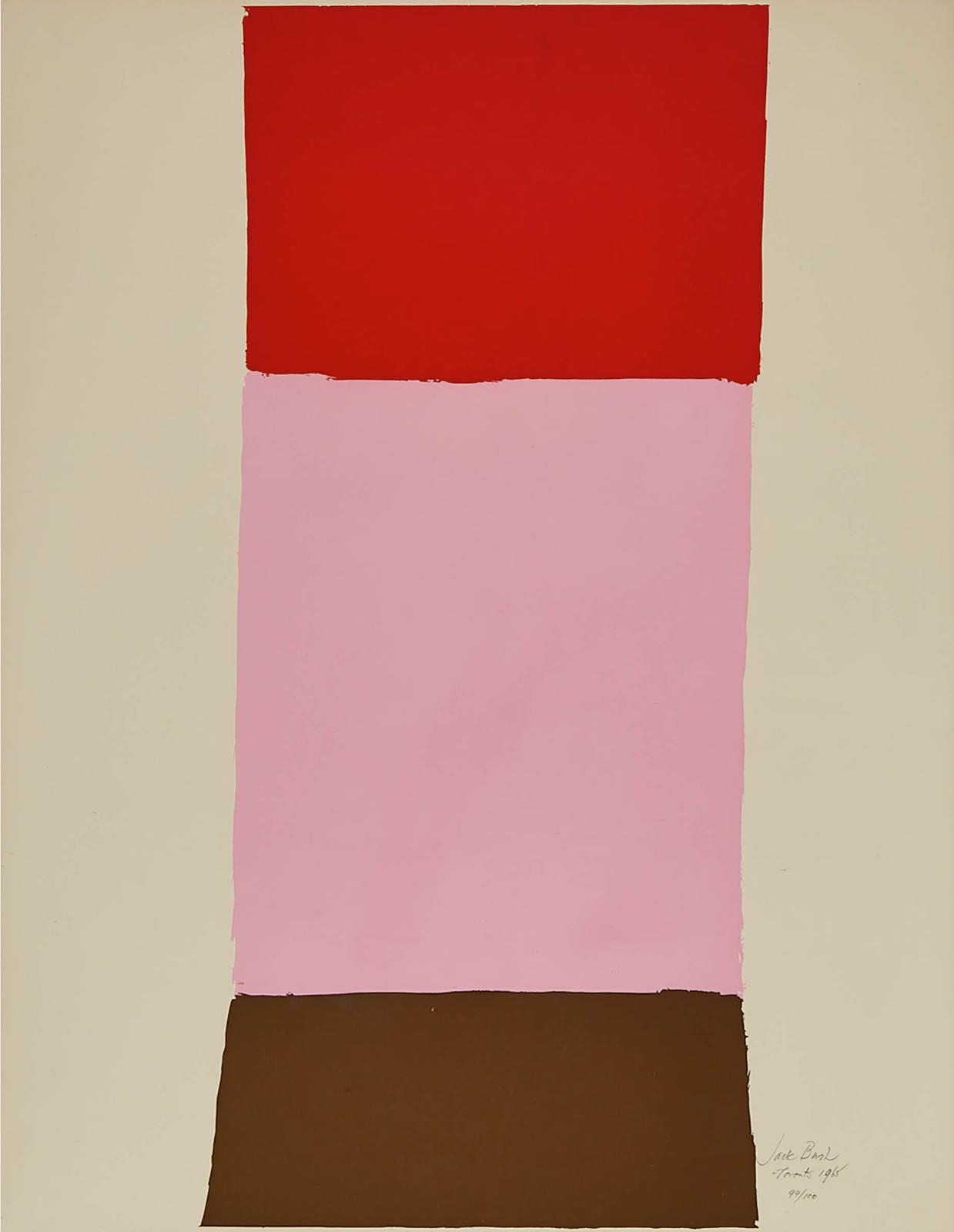 Jack Hamilton Bush (1909-1977) - Orange, Pink And Brown