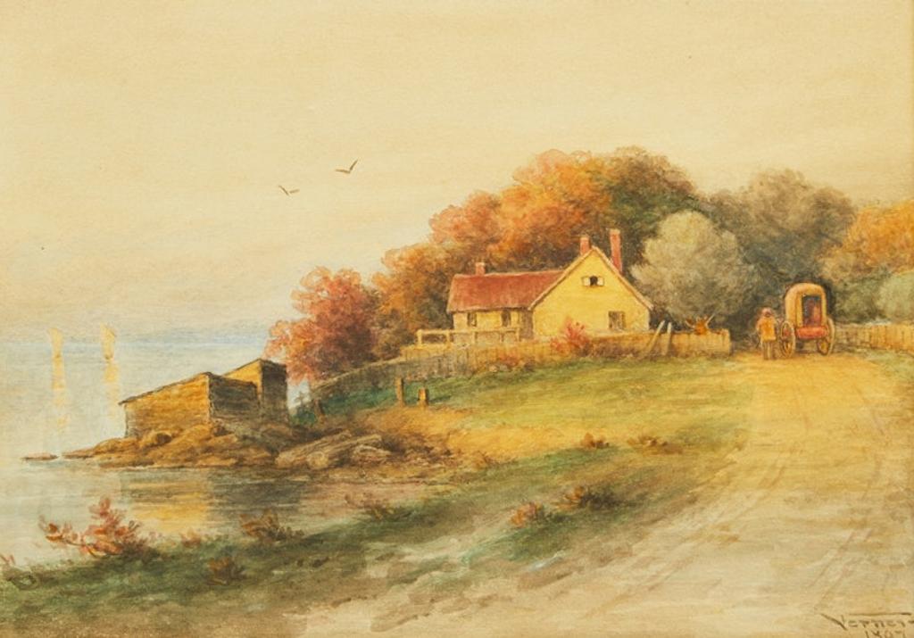 Frederick Arthur Verner (1836-1928) - Coastal Landscape