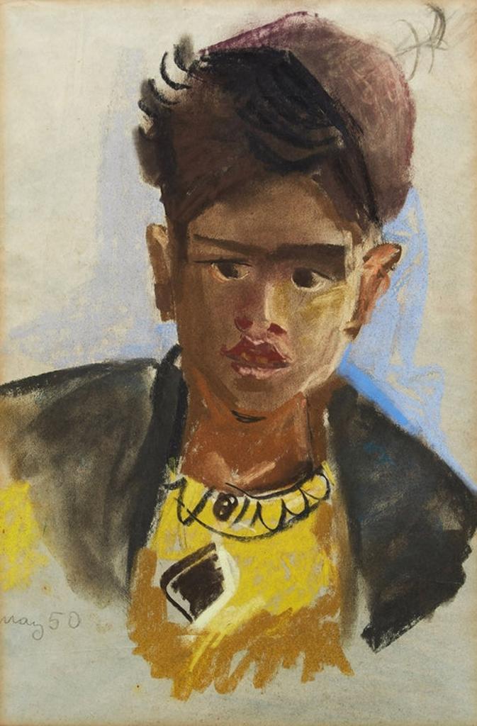 Karl May (1901-1976) - Portrait in Yellow