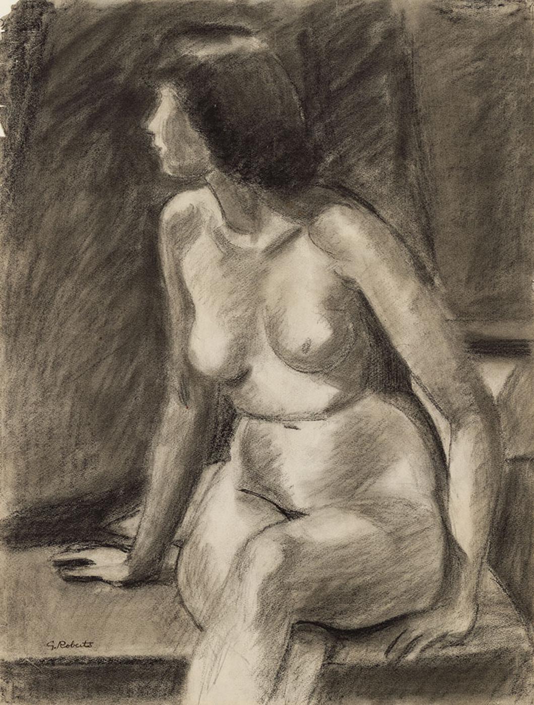 William Goodridge Roberts (1921-2001) - Seated Figure Turning Away