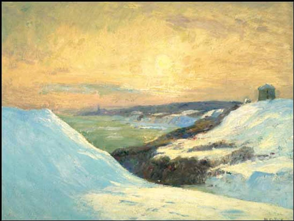 Maurice Galbraith Cullen (1866-1934) - Winter View of the Sillery, PQ, from the Plains of Abraham
