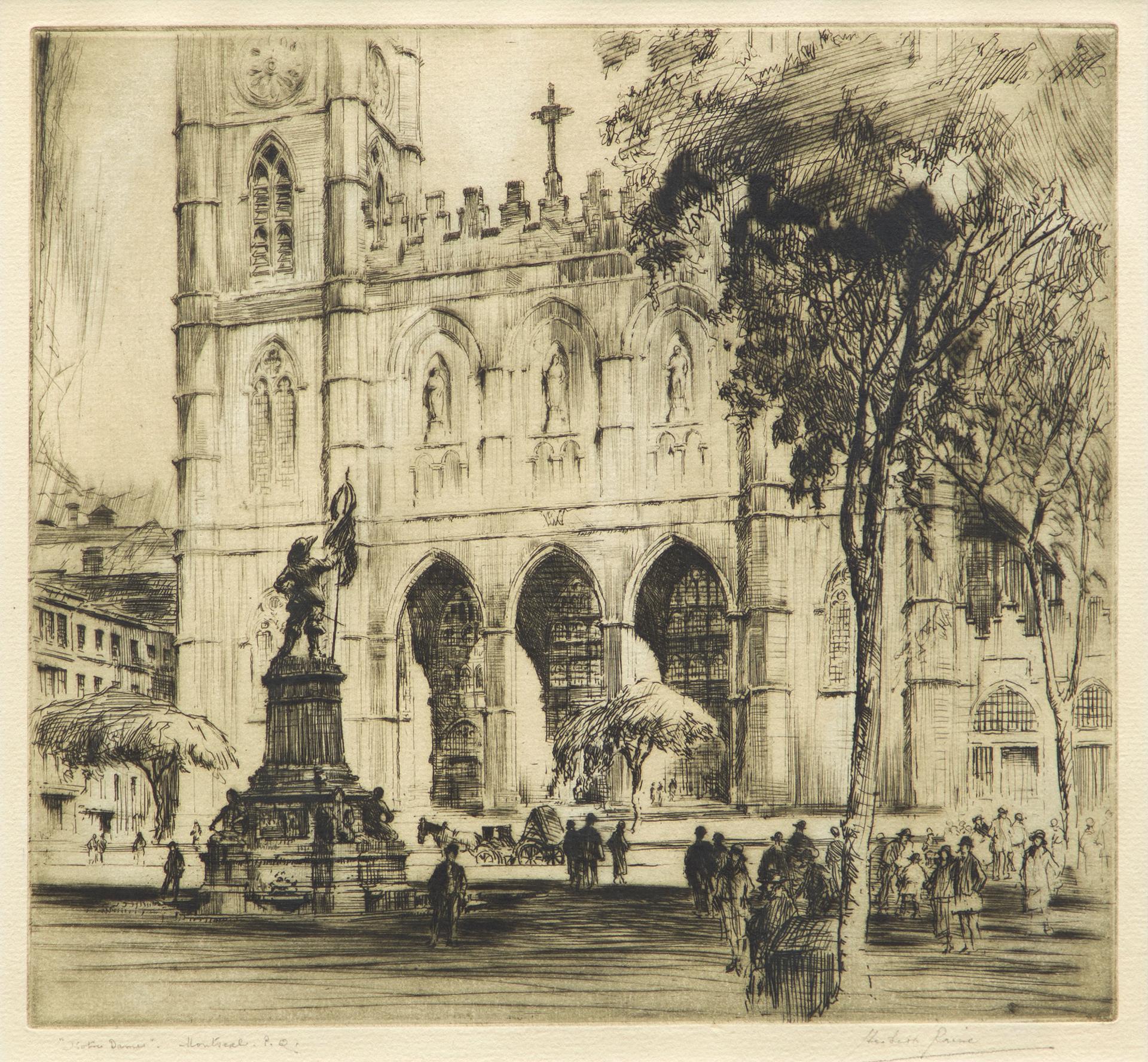 Herbert Raine (1875-1951) - Notre-Dame, Montréal, P. Q., n. d.