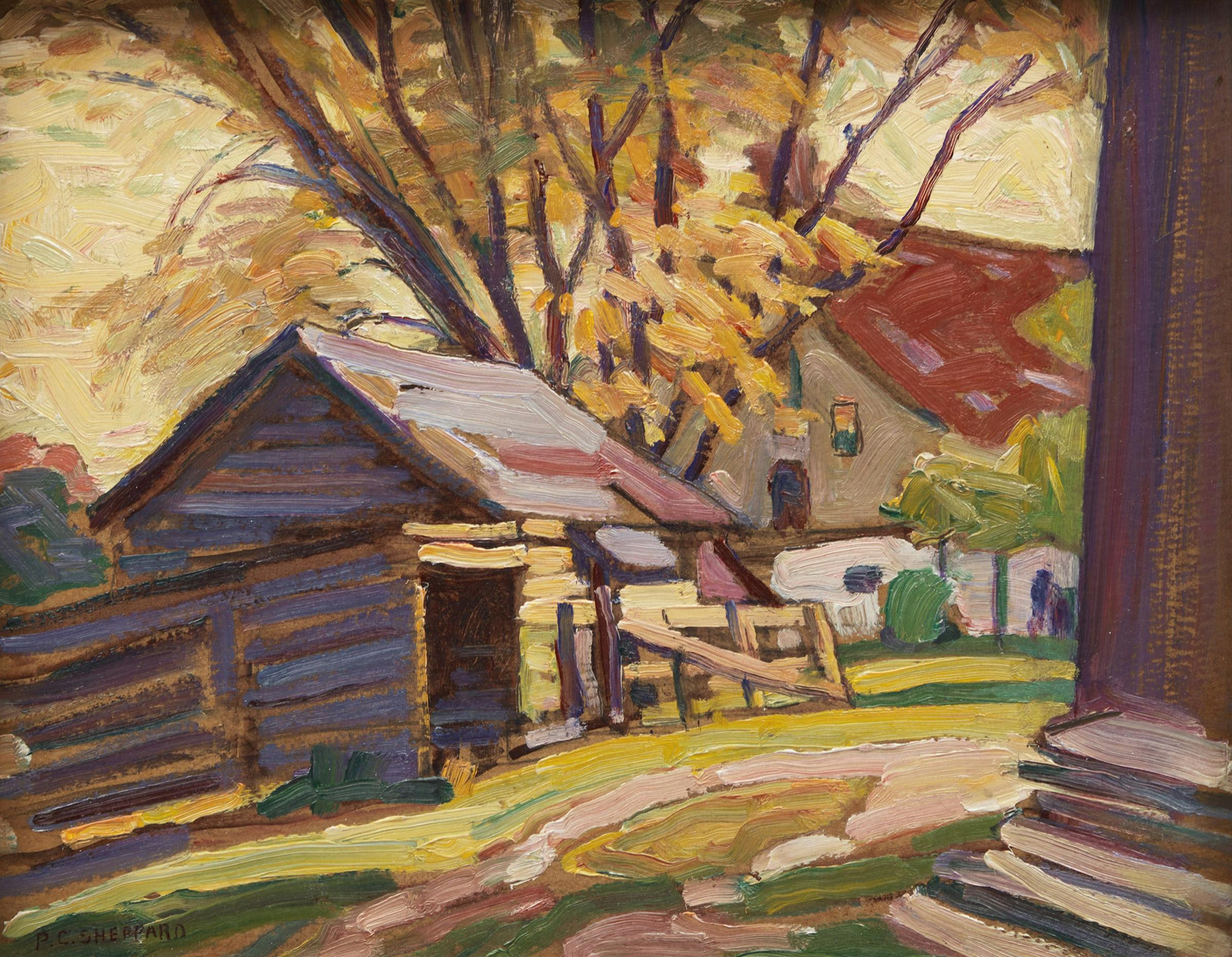 Peter Clapham (P.C.) Sheppard (1882-1965) - The Old Shed