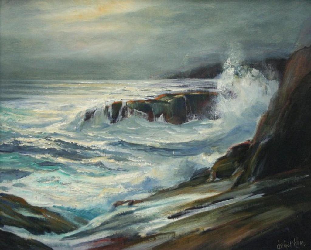 William Edward de Garthe (1907-1983) - Crashing Surf