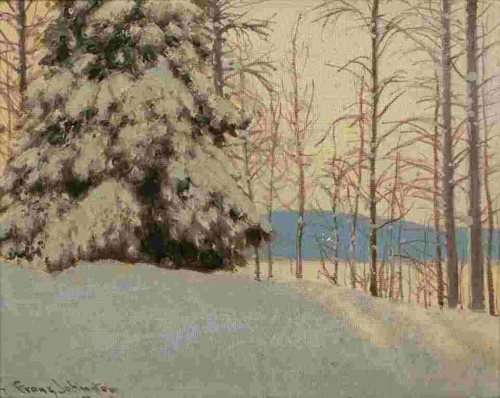 Frank (Franz) Hans Johnston (1888-1949) - Snowy Silence