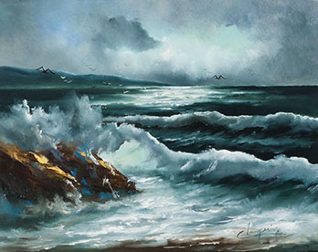 Claude Langevin (1942) - Seascape