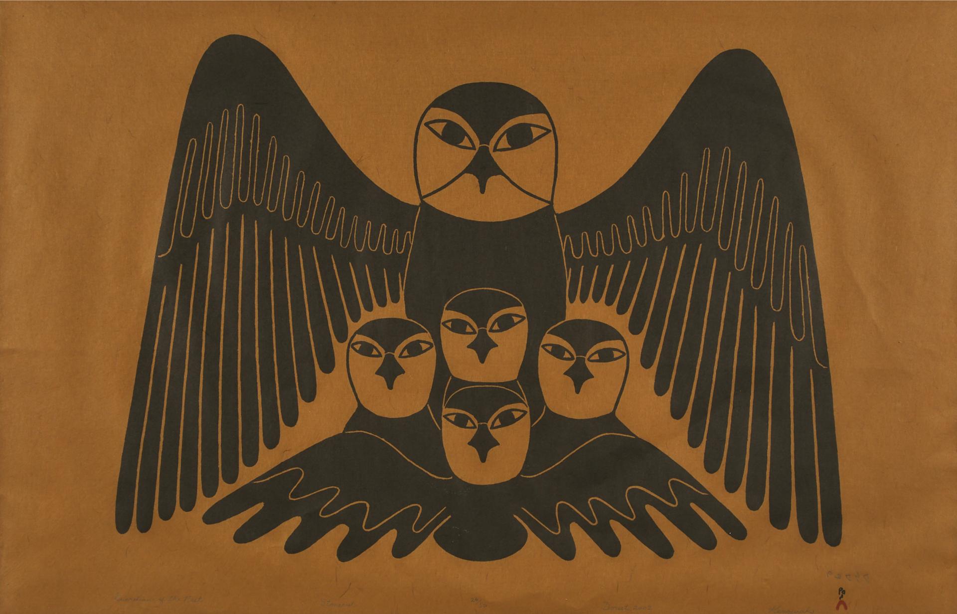 Kenojuak Ashevak (1927-2013) - Guardian Of The Nest