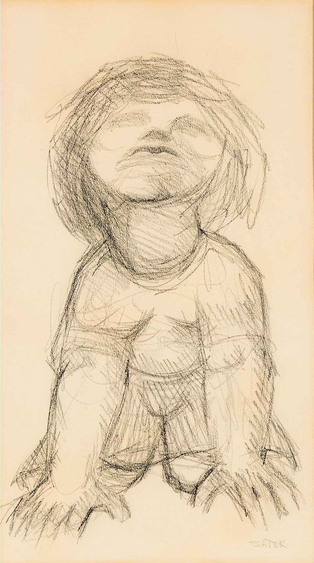 Ronald Satok - Untitled (Drawing Of A Child)