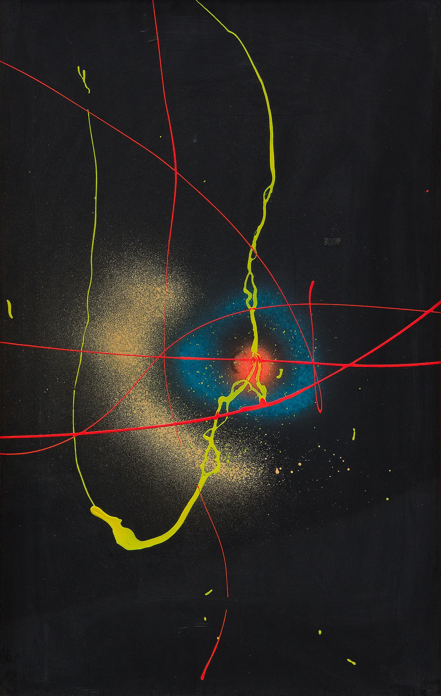 Serge Lemoyne (1941-1998) - Nuée du dedans de la pyramide à faire, 1966