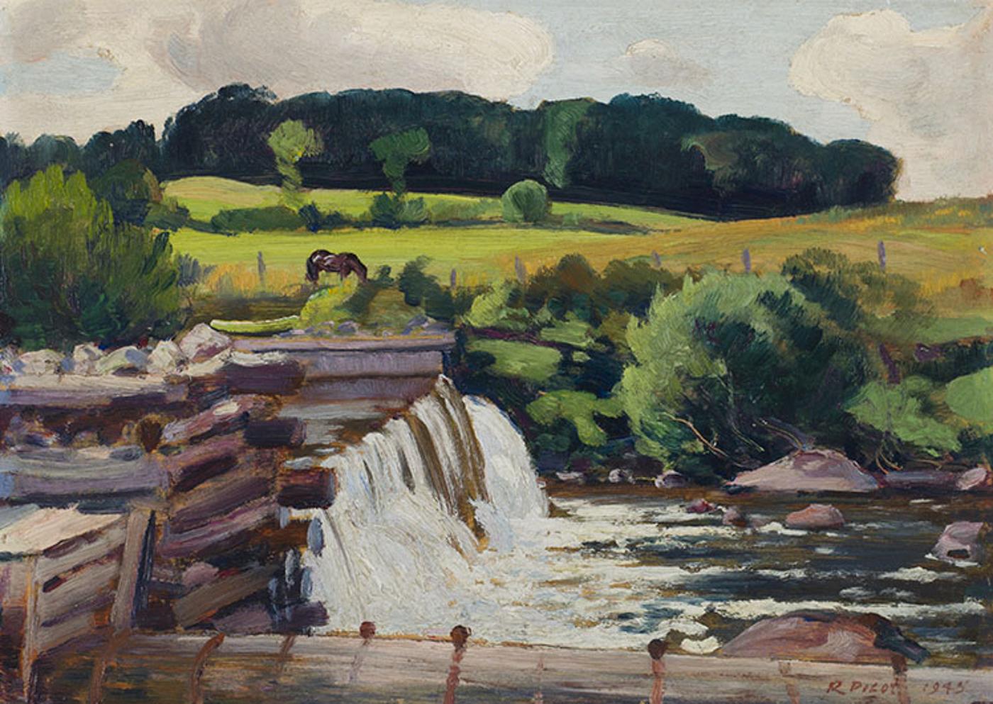 Robert Wakeham Pilot (1898-1967) - The Mill Dam, Christieville, PQ