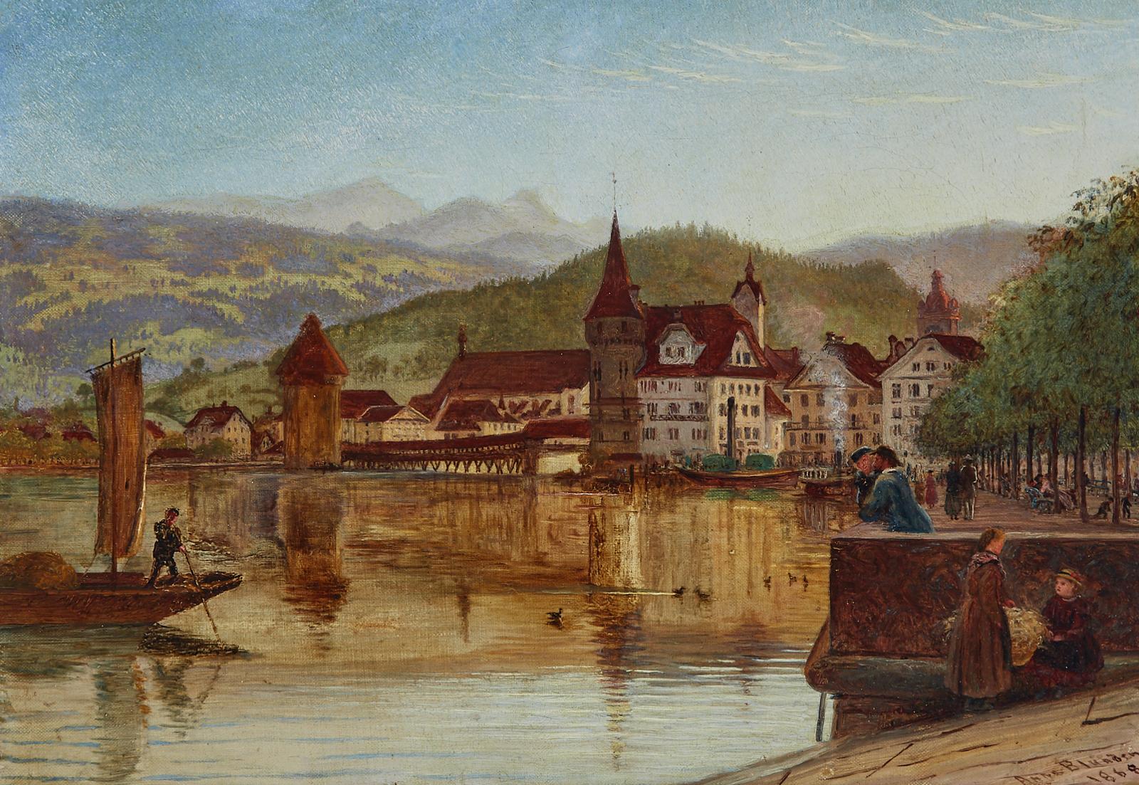 Anna E. (Blunden) Martino (1829-1915) - Lucerne, 1868