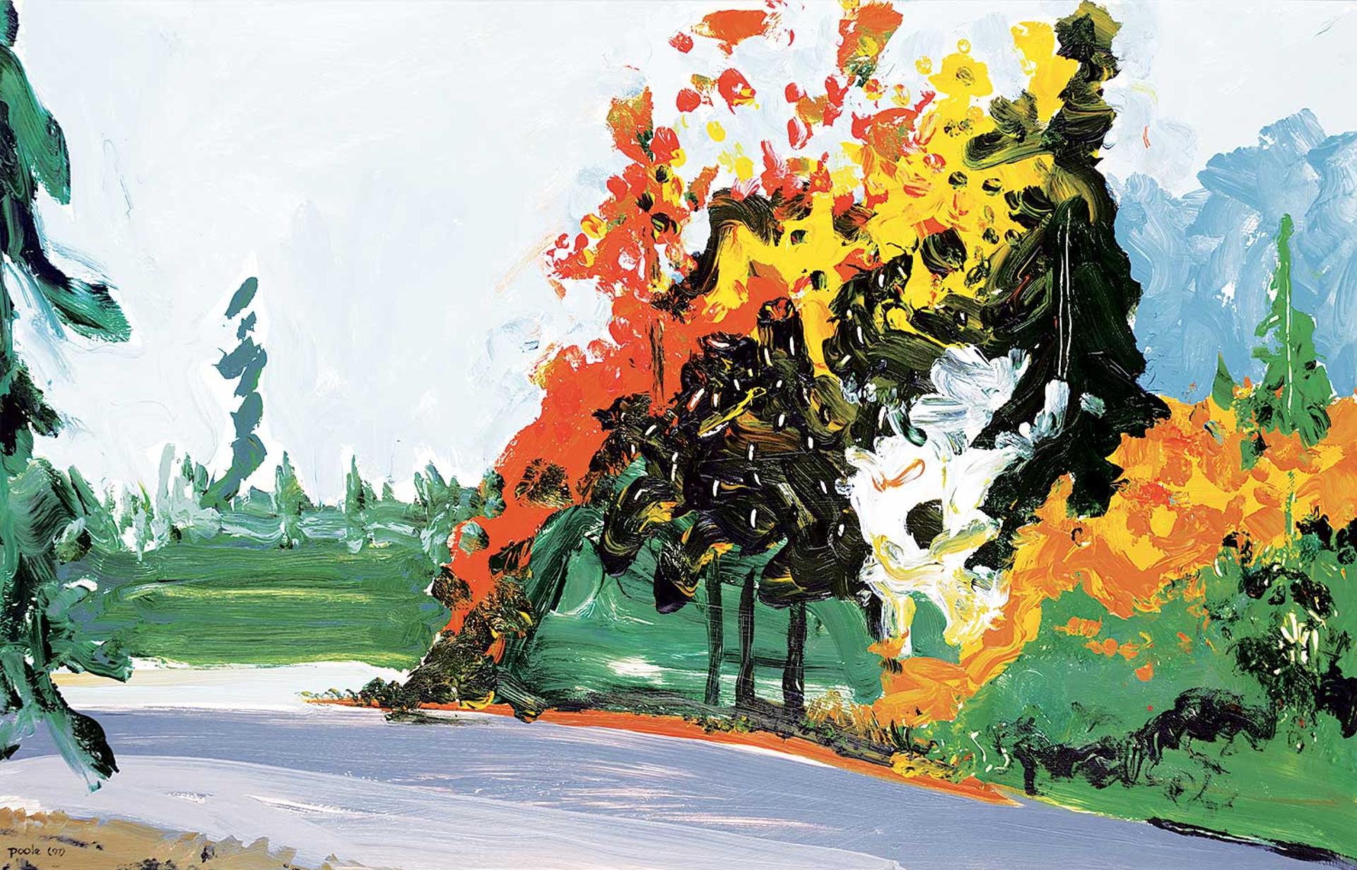 Leslie Donald Poole (1942) - Untitled - Autumn Colours