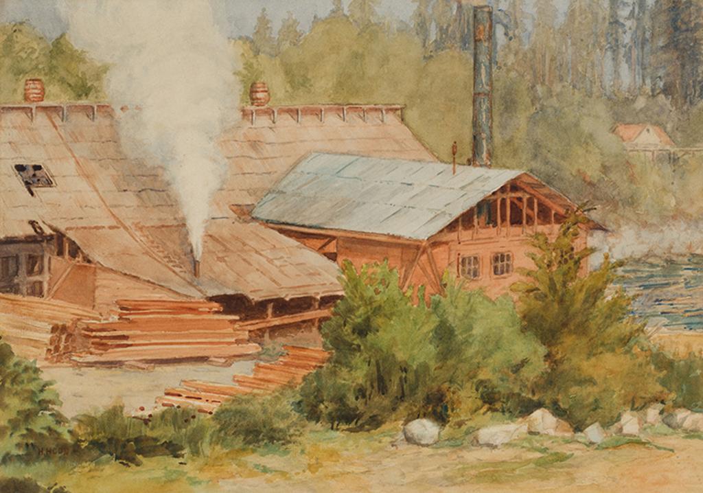 Henry Harry Hood (1876-1956) - Sawmill, Texada Island