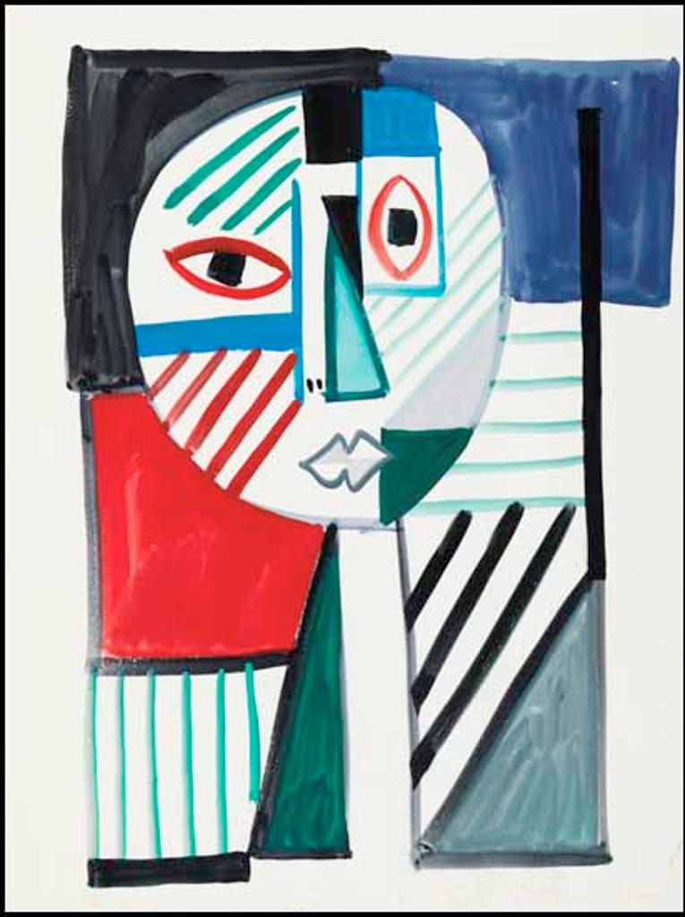 René Marcil (1917-1993) - Striped Figure