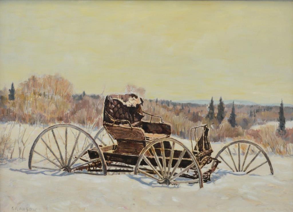 Helmut Gransow (1921-2012) - Carriage in Snow