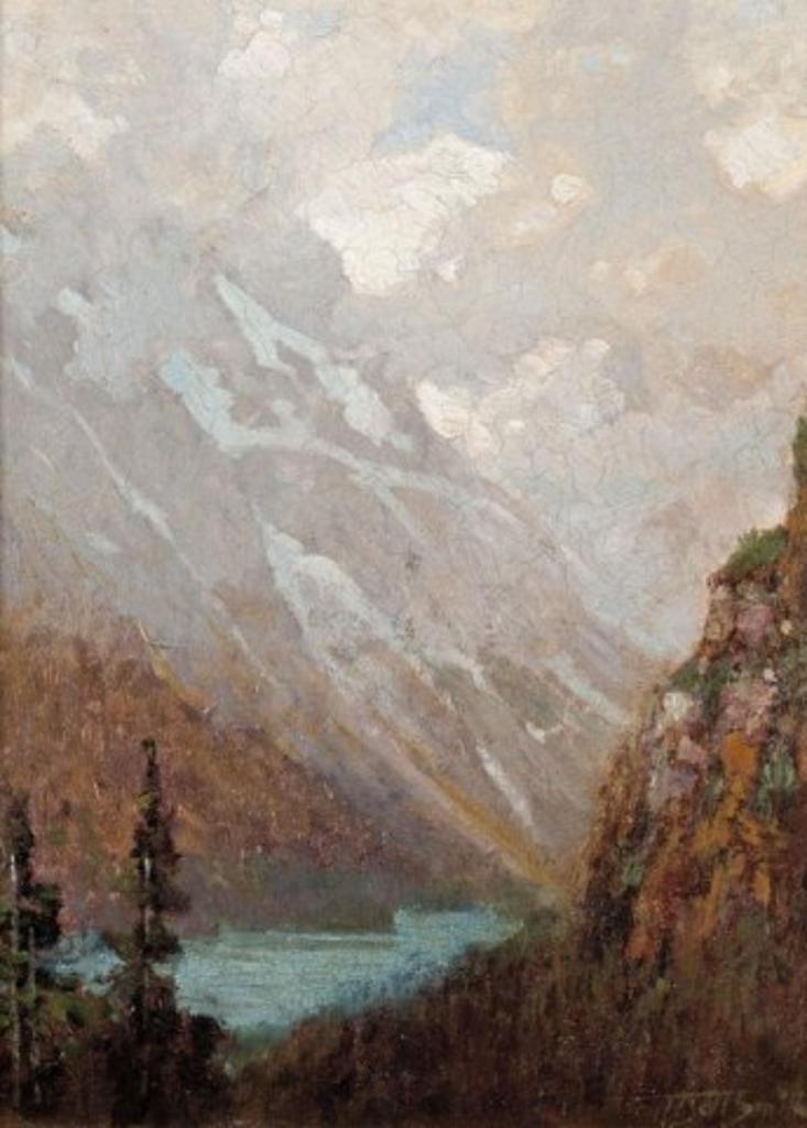 Frederic Martlett Bell-Smith (1846-1923) - Rocky Mountain Lake