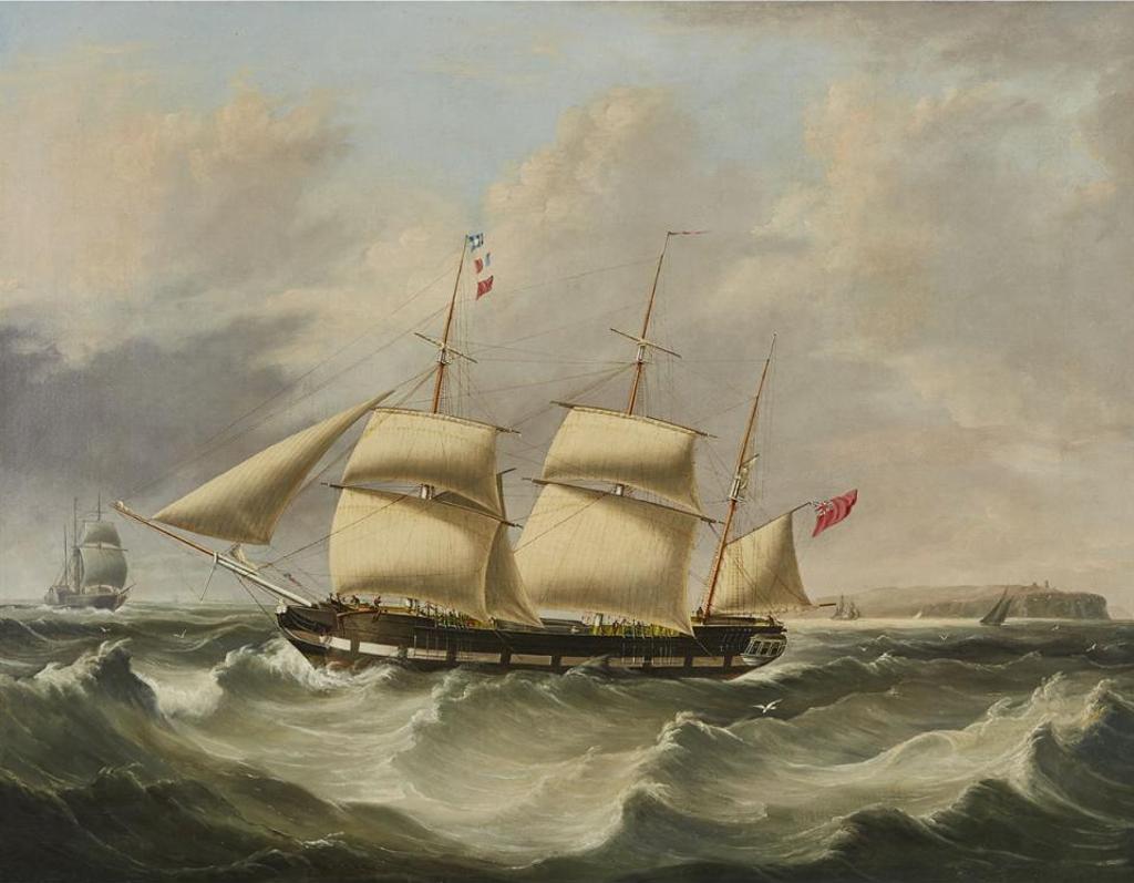 Joseph Heard (1799-1859) - Vessels In Stormy Seas