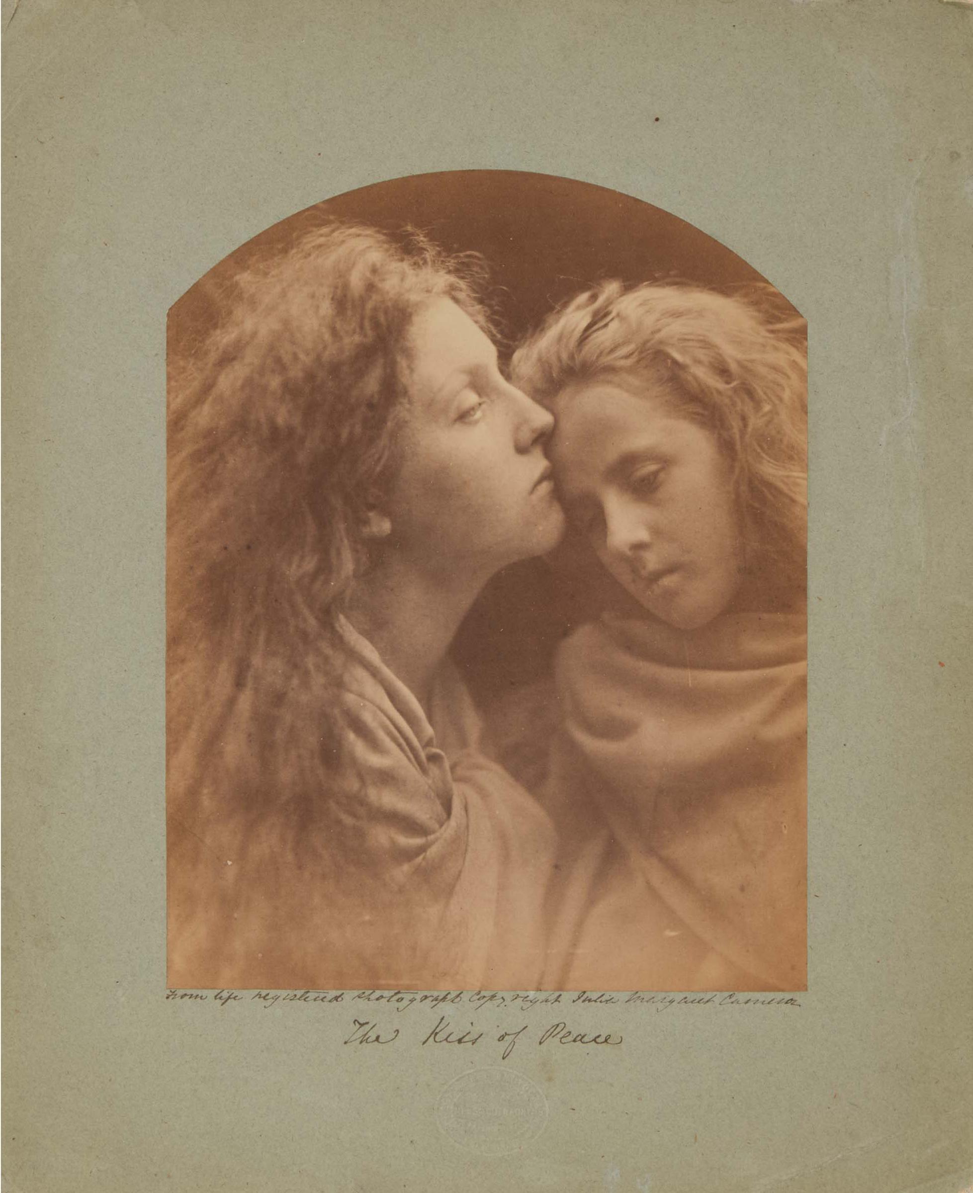 Julia Margaret Cameron - The Kiss Of Peace, 1869