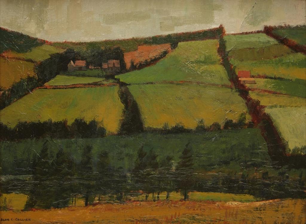Alan Caswell Collier (1911-1990) - Rolling Farmland, Rich and Somber, Brackley, P.E.I.