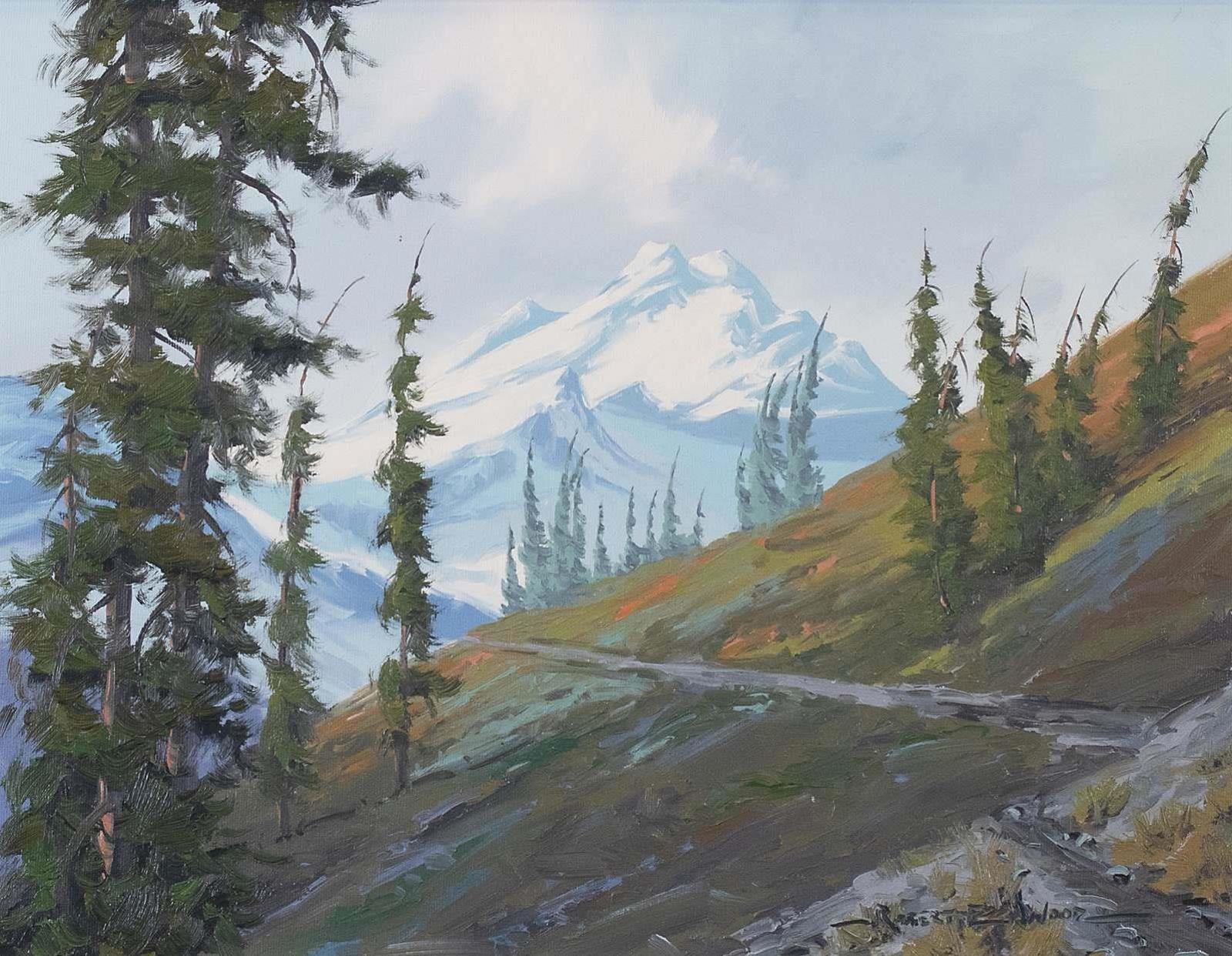 Robert Edward Wood (1919-1980) - Mountain Trail; 1998