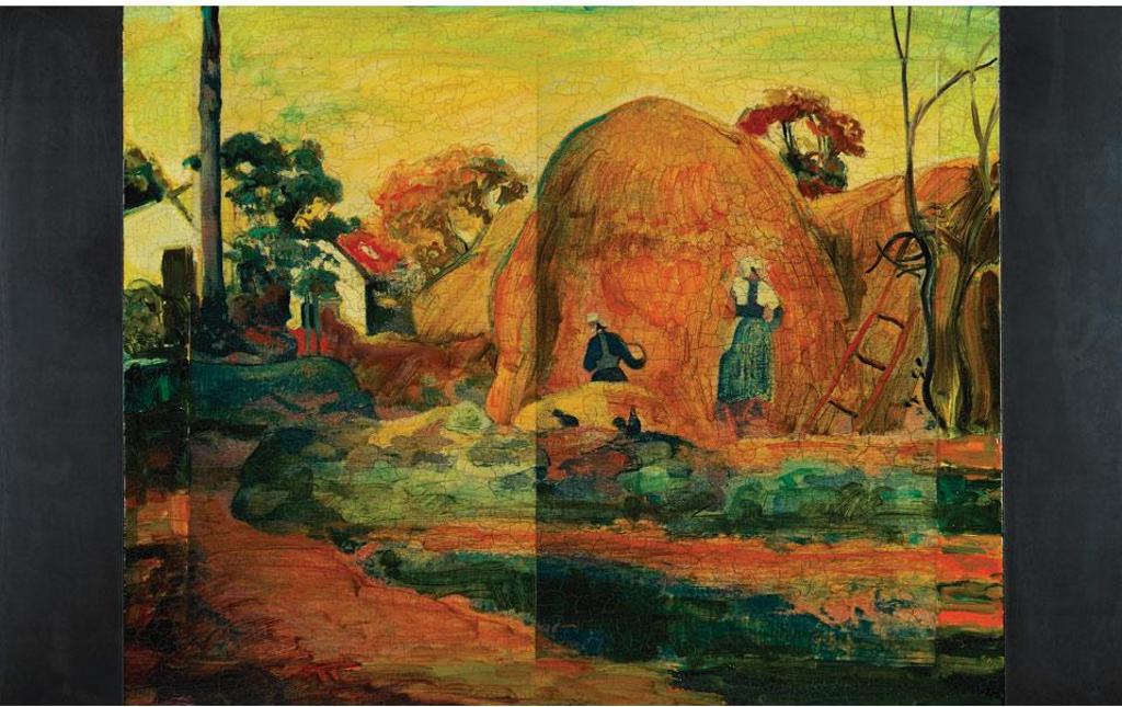 David Charles Bierk (1944-2002) - A Eulogy To Earth & Mankind, To Gauguin, 1990