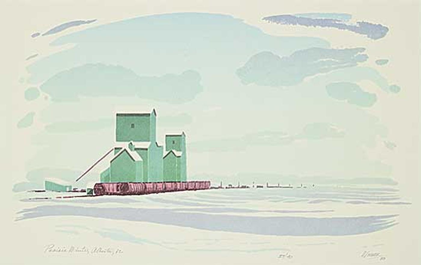 George Weber (1907-2002) - Prairie Winter, Alberta #2 #27/40