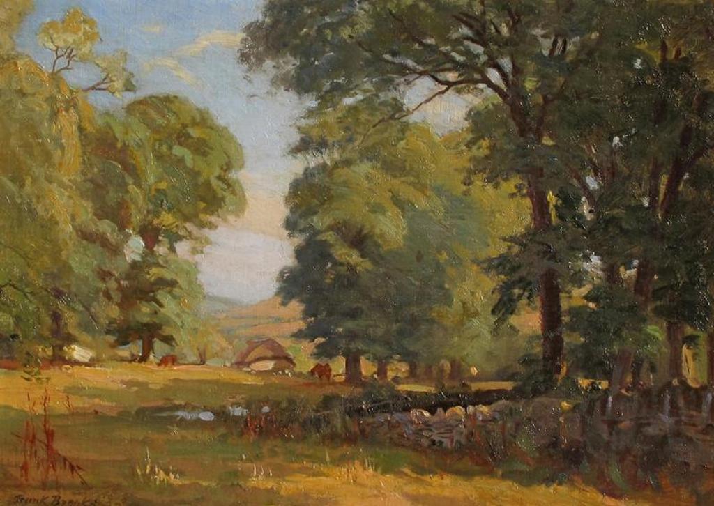 Frank Leonard Brooks (1911-1989) - Cattle Grazing Beneath The Trees