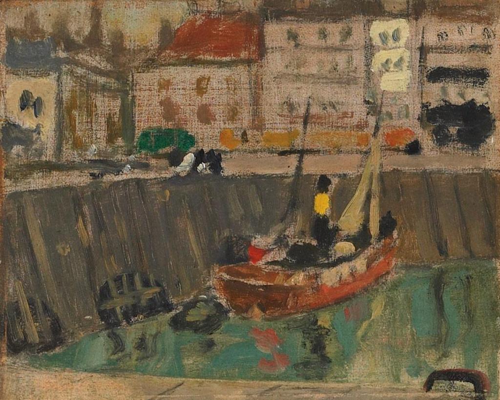 James Wilson Morrice (1865-1924) - Dieppe Harbour, Low Tide