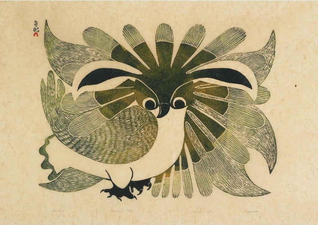 Kenojuak Ashevak (1927-2013) - The Owl