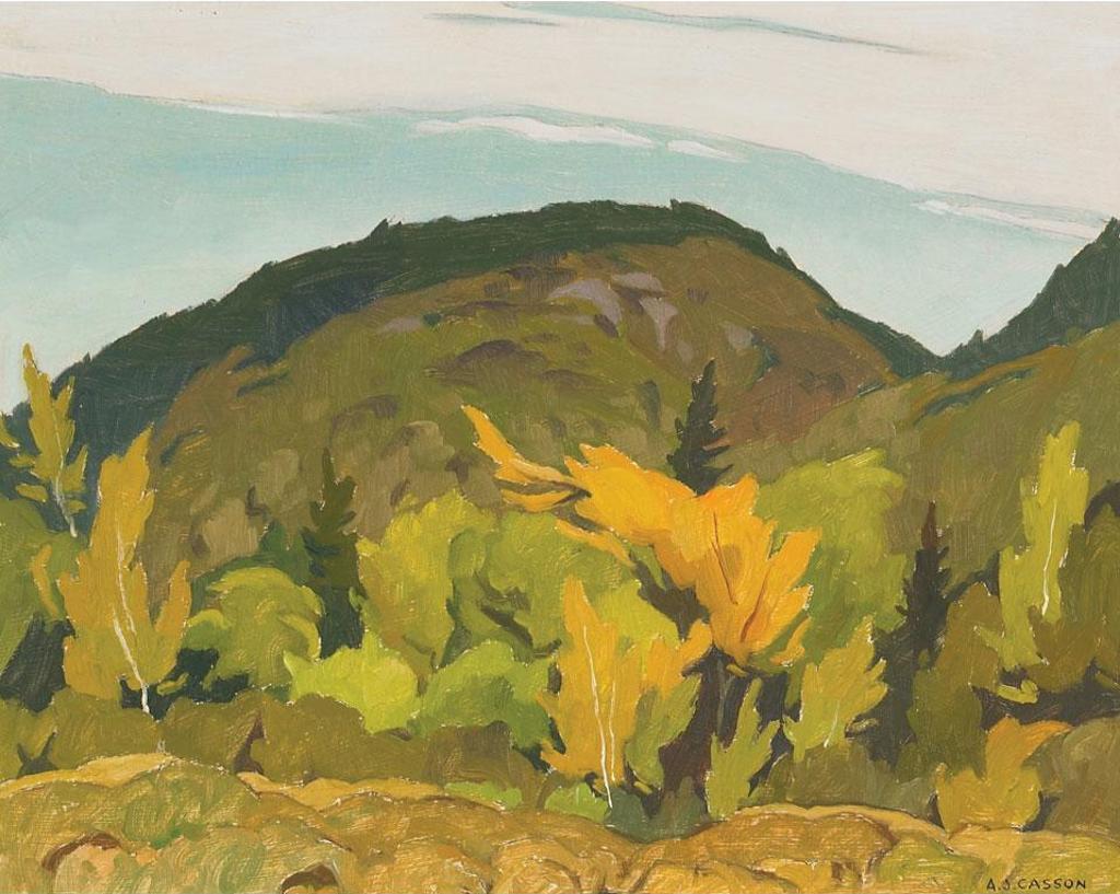 Alfred Joseph (A.J.) Casson (1898-1992) - Autumn, Grenville, Que., 1968