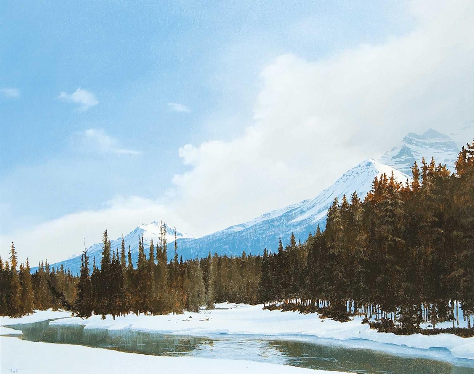 Ted Raftery (1938) - Spring Breakup, Bow River