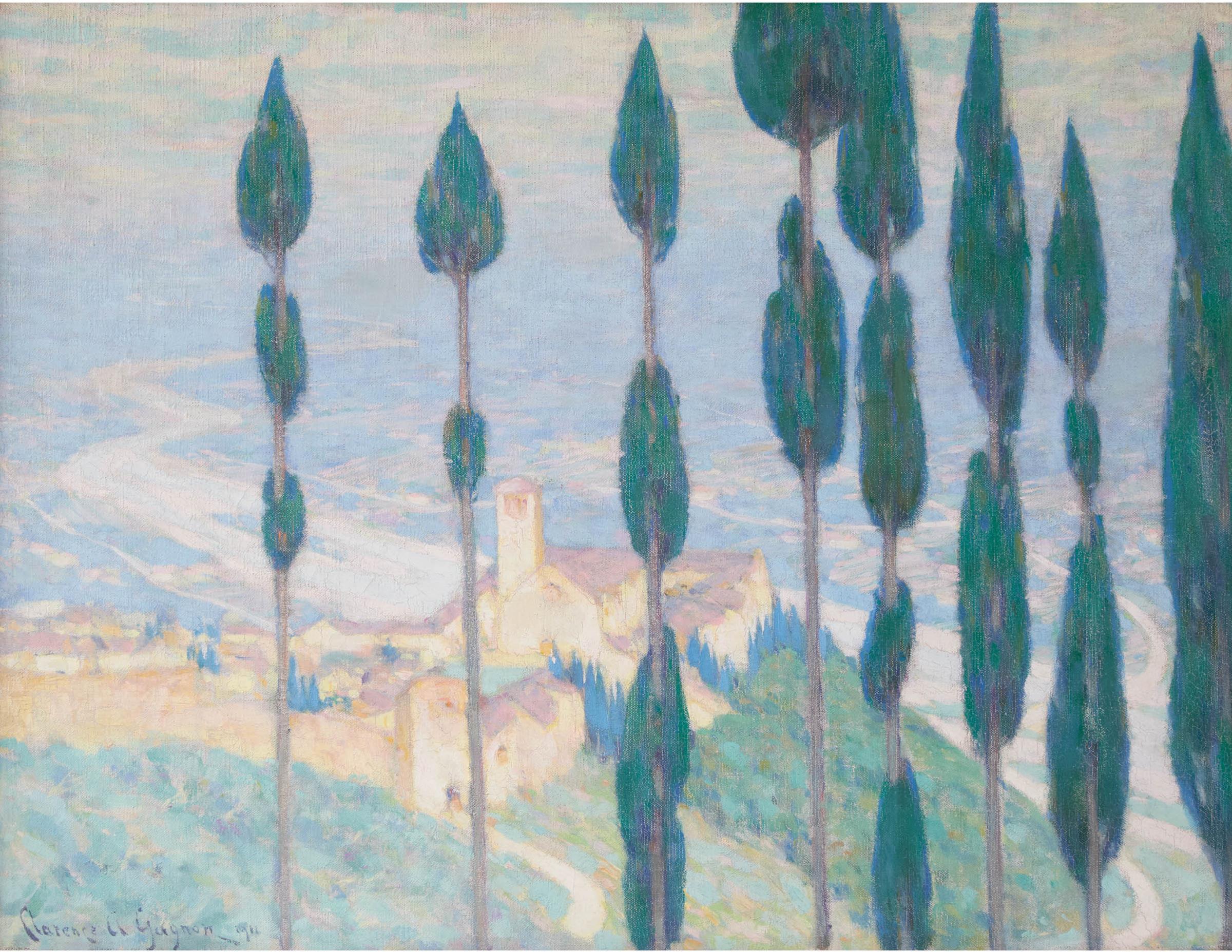 Clarence Alphonse Gagnon (1881-1942) - Untitled (Assisi), 1911