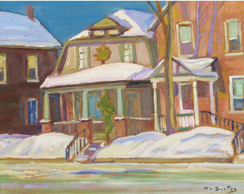 Ralph Wallace Burton (1905-1983) - Houses On Carling Ave., Ottawa