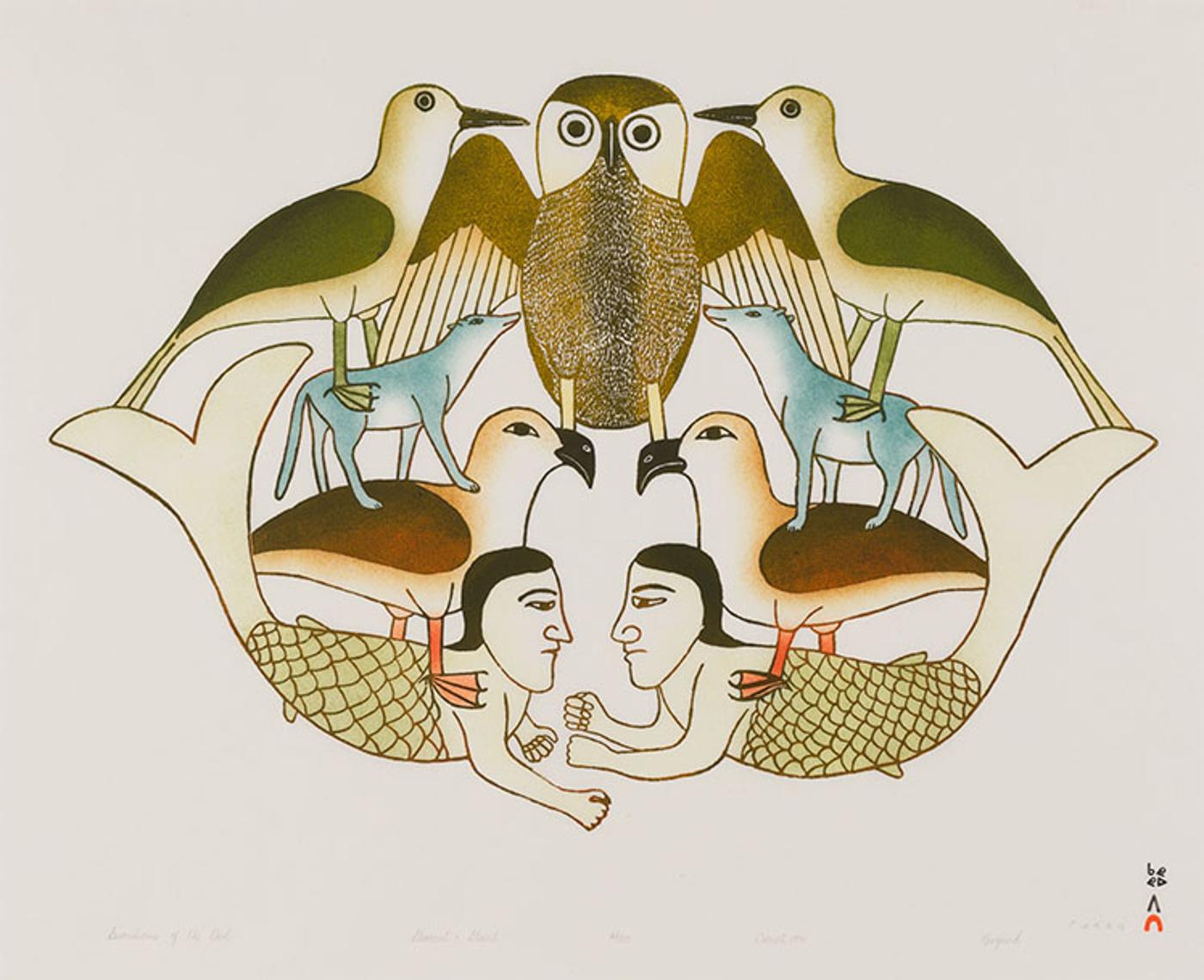 Kenojuak Ashevak (1927-2013) - Guardians of the Owl