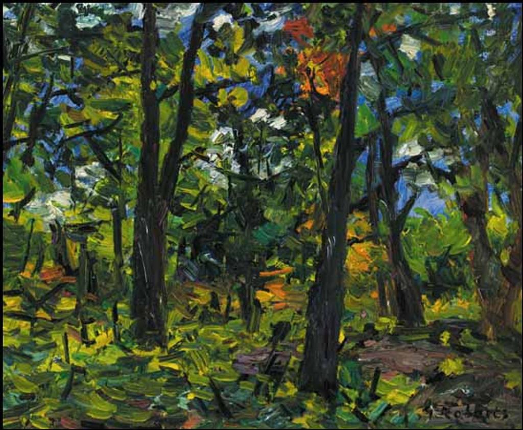 William Goodridge Roberts (1921-2001) - Tree Trunks in the Woods