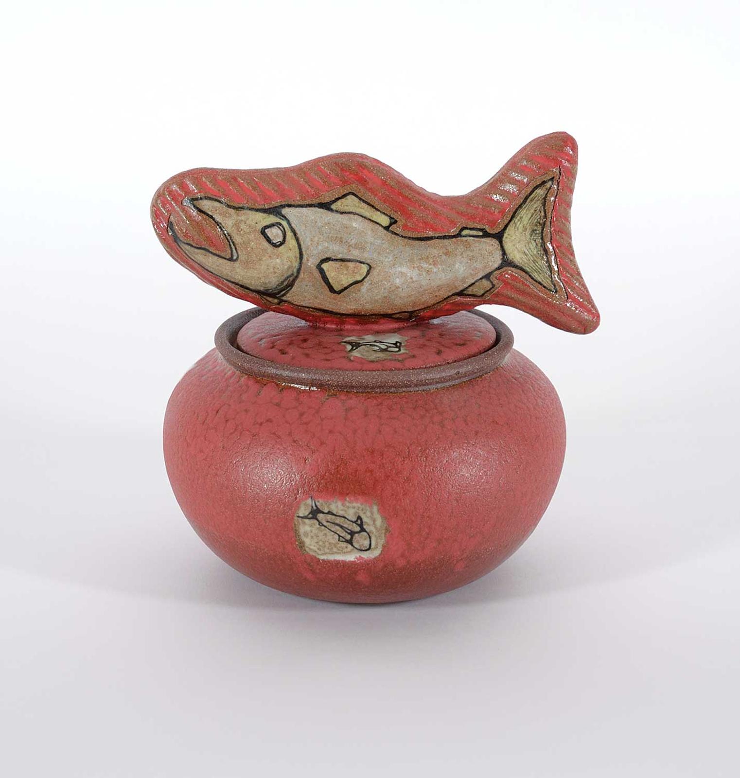 Lisa McGrath - Untitled - Salmon Bowl with Lid