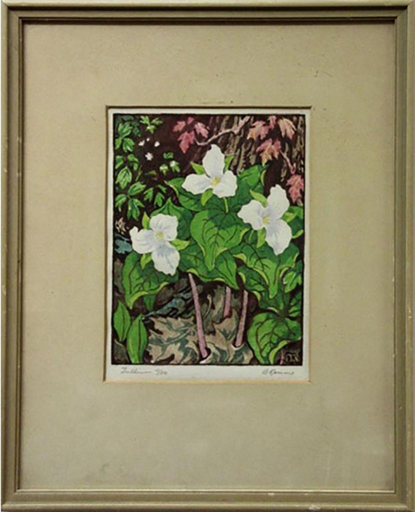 John Barrie Rennie (1895-1965) - Trilliums; Joy