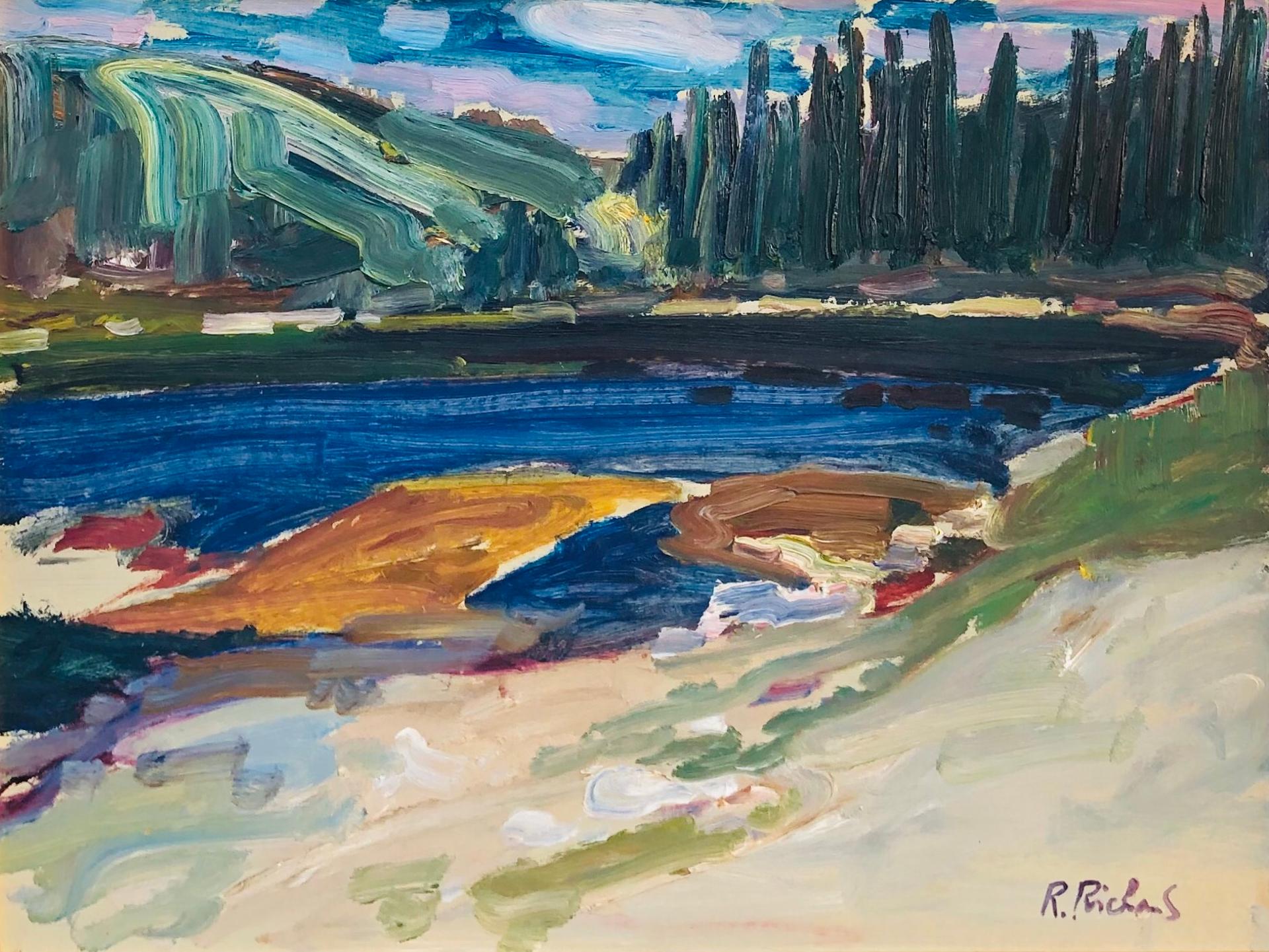 René Jean Richard (1895-1982) - Le lac élizé, 1960
