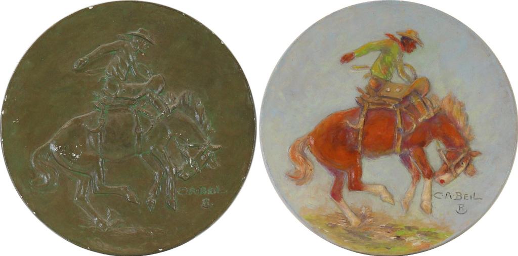 Charles A. (Charlie) Beil (1894-1976) - Bucking Bronco (Plaques)