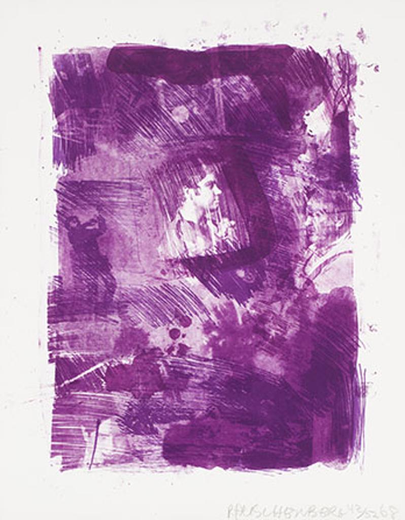 Robert Rauschenberg (1925-2008) - Flower Re-Run (from Reels (B+C))