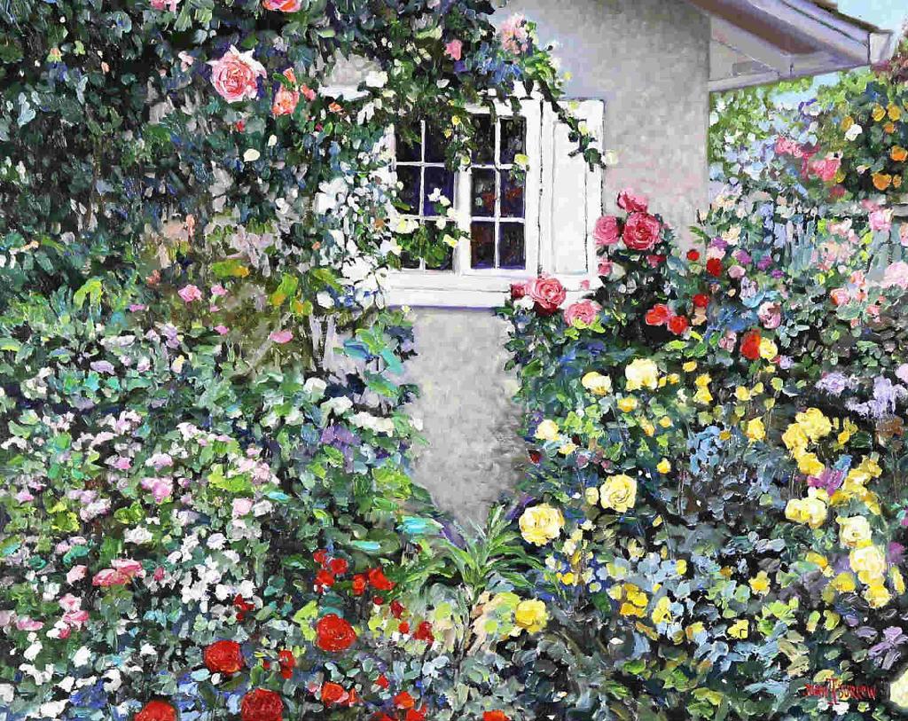 John H. Burrow (1955) - Side Yard Roses