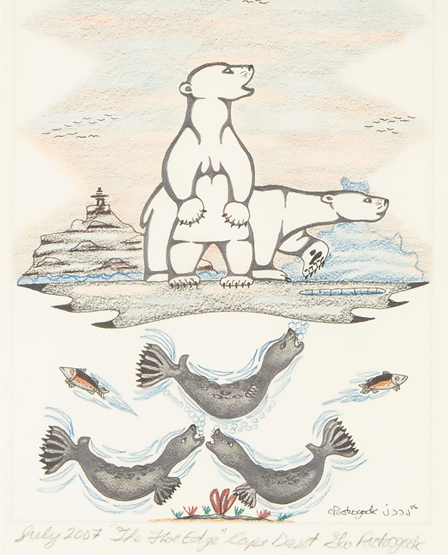 Goo Pootoogook (1957) - The Floe Edge