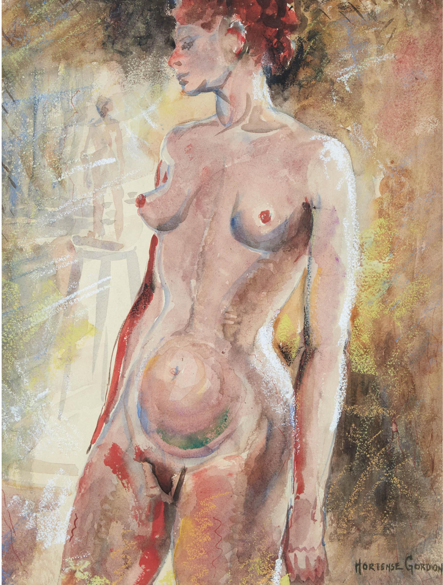 Hortense Crompton Mattice Gordon (1887-1961) - The Red Head, 1939