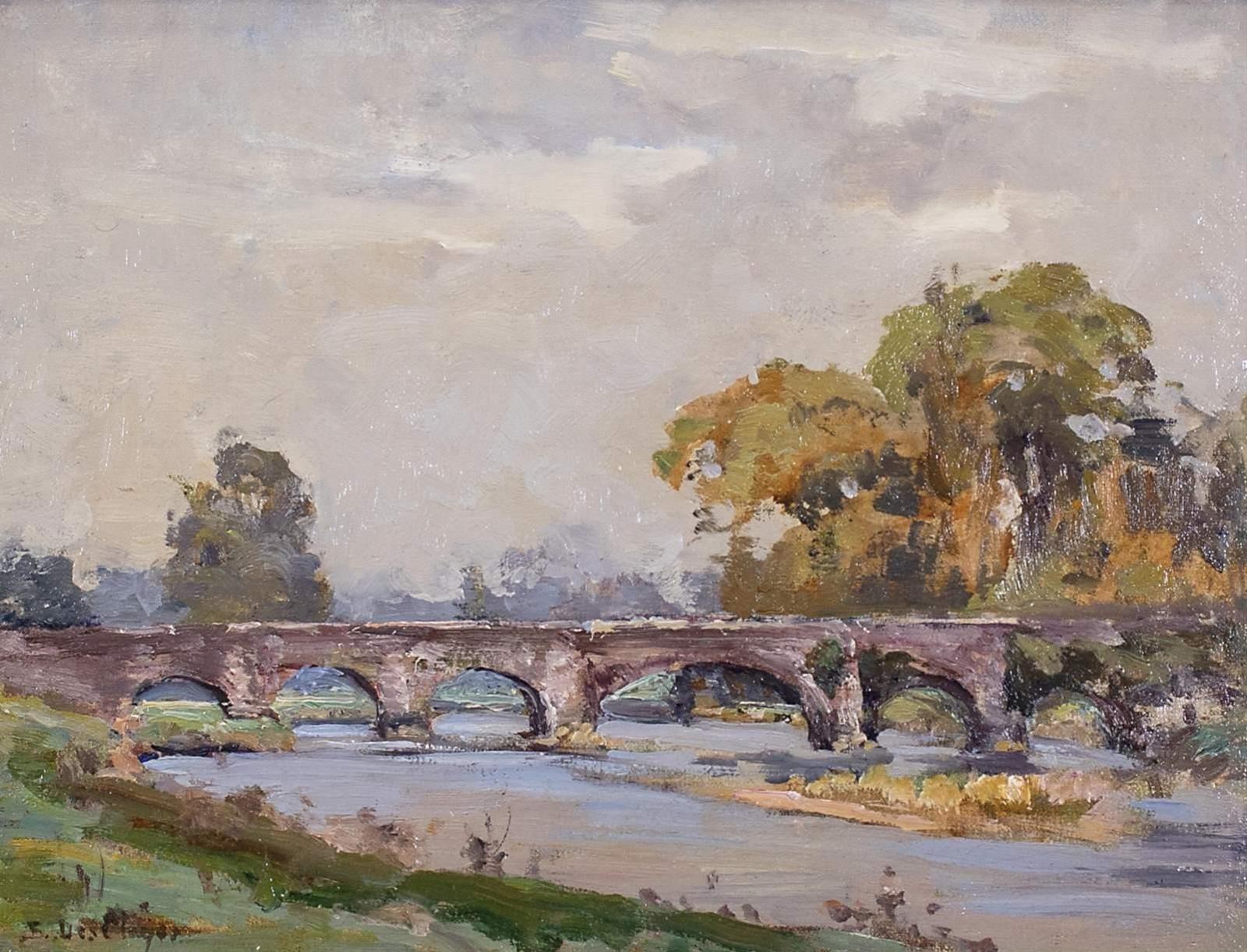 Berthe Des Clayes (1877-1968) - Countess Weir Bridge, Near Exeter, Devon