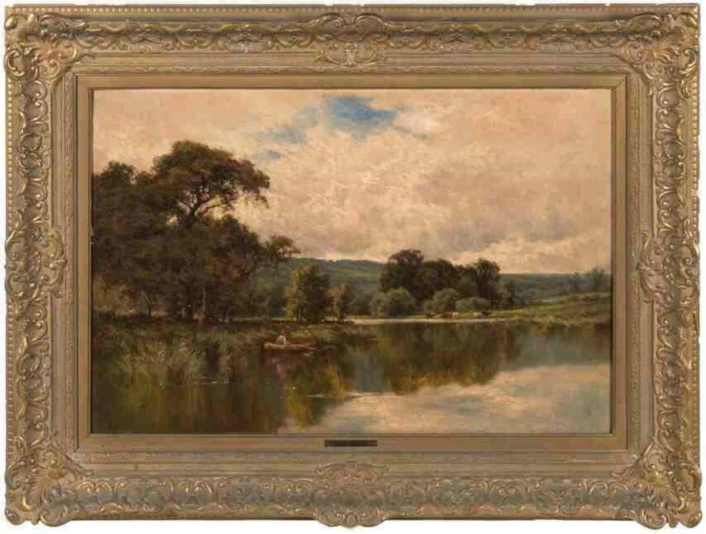 Henry Deacon Hillier (1858-1930) - On The Avon, Near Stratford