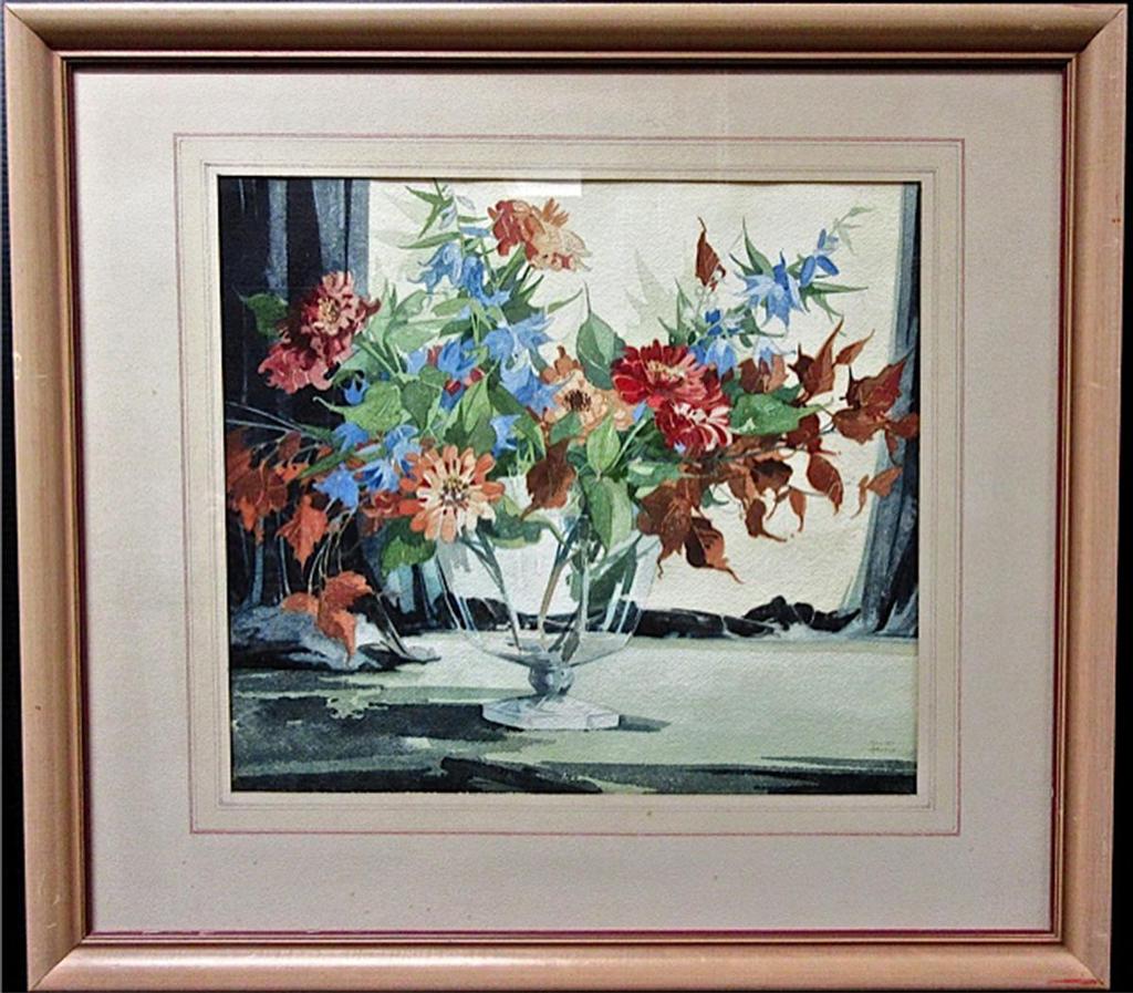 Garnet Hazard (1903-1987) - Flowers In A Glass Vase