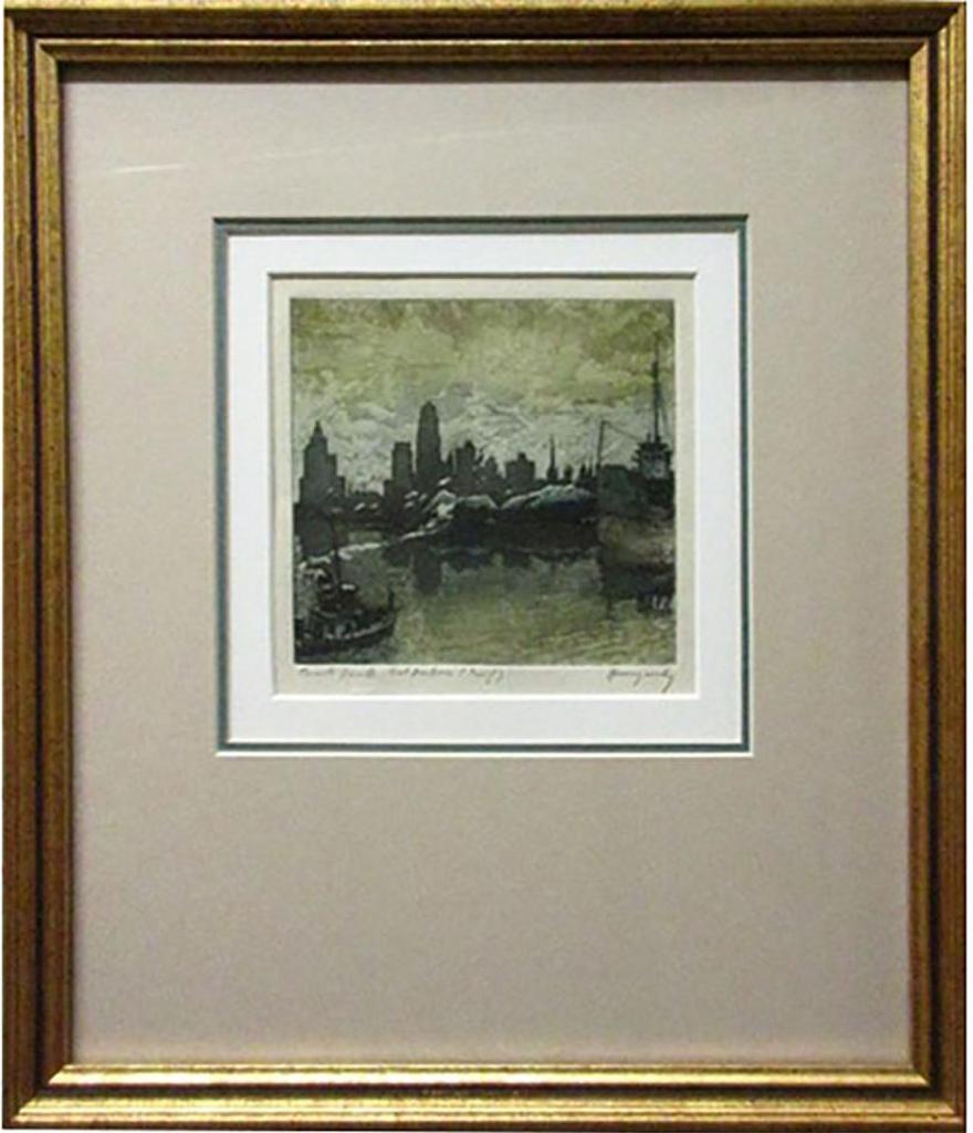 Nicholas Hornyansky (1896-1965) - Toronto From The Coal Harbour