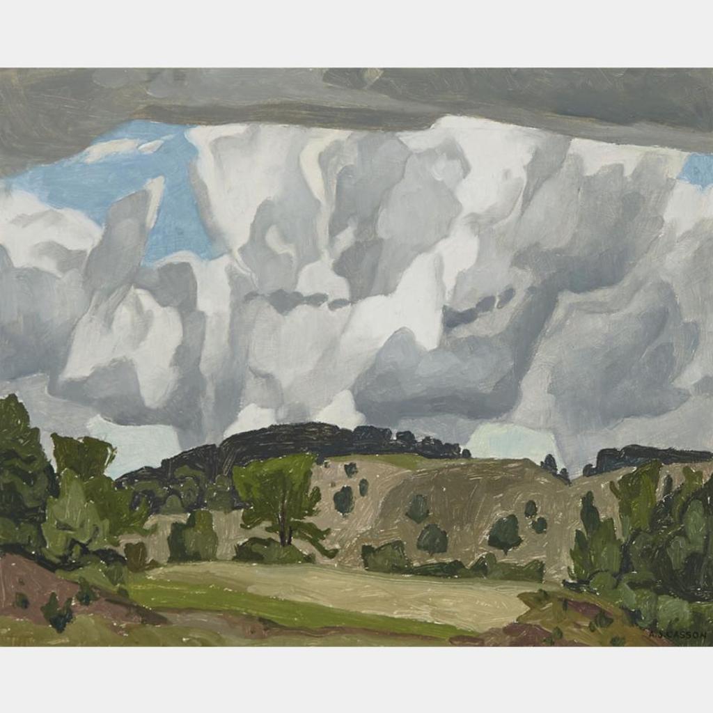 Alfred Joseph (A.J.) Casson (1898-1992) - Summer Sky - On The Combermere Road, 1958