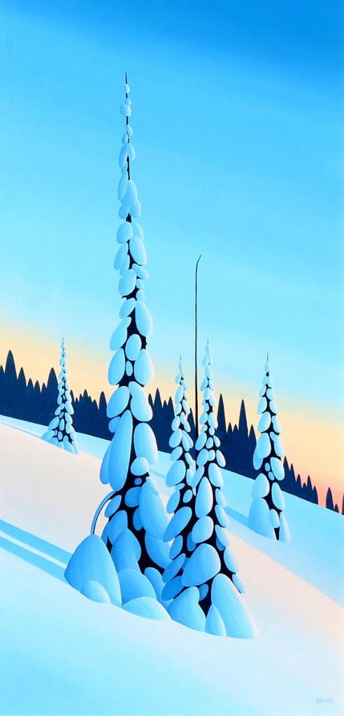 Ronald S. (Ron) Parker (1942) - Snow Spires; 2009